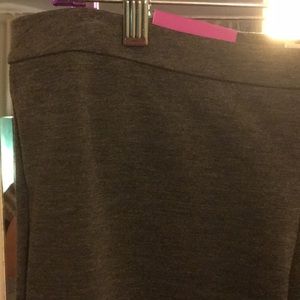 Gray leggins heavy weight smooth appearance